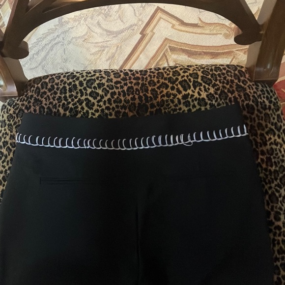 Bebe black trousers with white embroidery - Picture 4 of 5